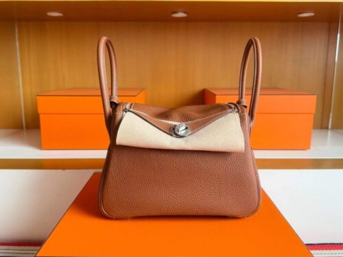 2025-12-17_113142_730-1024x780-1 H Factory Bags Lindy TC Leather Golden Brown Silver Hardware 26cm Full Handmade