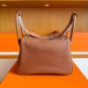 H Factory Bags Lindy TC Leather Golden Brown Silver Hardware 26cm Full Handmade