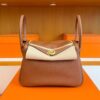 H Factory Bags Lindy TC Leather Golden Brown Gold Hardware 26cm Full Handmade