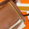 H Factory Bags Lindy TC Leather Golden Brown Gold Hardware 26cm Full Handmade