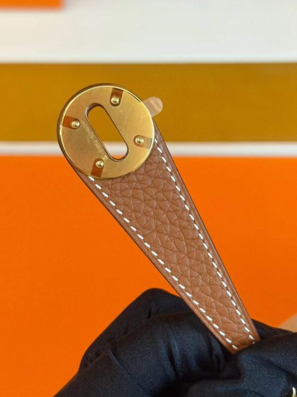 H Factory Bags Lindy TC Leather Golden Brown Gold Hardware 26cm Full Handmade