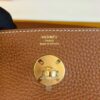 H Factory Bags Lindy TC Leather Golden Brown Gold Hardware 26cm Full Handmade