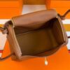 H Factory Bags Lindy TC Leather Golden Brown Gold Hardware 26cm Full Handmade