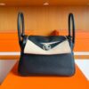 H Factory Bags Lindy TC Leather CK89 Black Silver Hardware 26cm Full Handmade