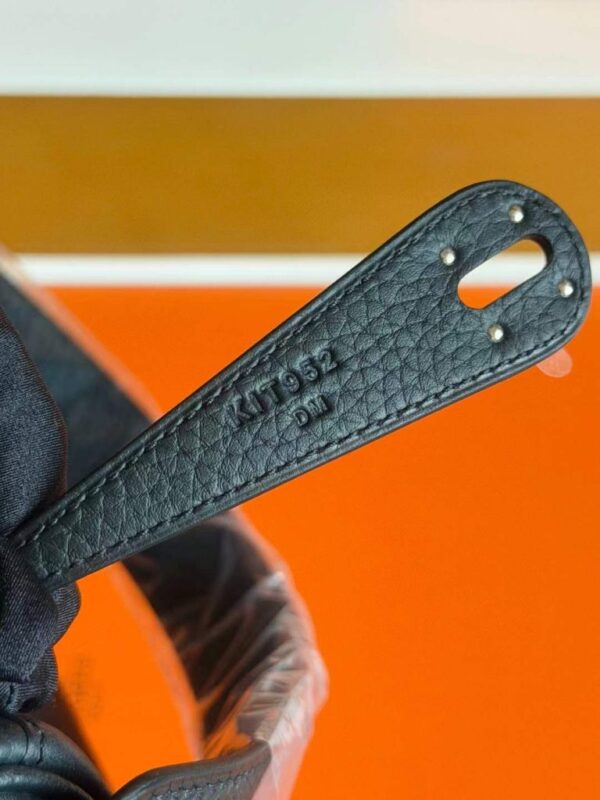 H Factory Bags Lindy TC Leather CK89 Black Silver Hardware 26cm Full Handmade