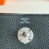 H Factory Bags Lindy TC Leather CK89 Black Silver Hardware 26cm Full Handmade