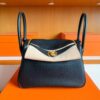 H Factory Bags Lindy TC Leather CK89 Black Gold Hardware 26cm Full Handmade