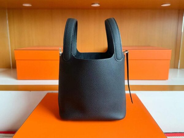 2025-12-17_173358_694-1024x768-1 H Factory Bags Picotin Togo Leather CK89 Black Gold Hardware 18cm Full Handmade