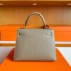 H Factory Bags Kelly Epsom Leather Etoupe Grey Gold Hardware 25cm Full Handmade