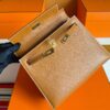 H Factory Bags Kelly Epsom Leather Golden Brown Gold Hardware 25cm Full Handmade