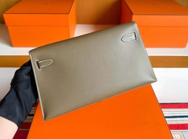 2025-12-22_100744_893-1024x755-1 H Factory Bags Kelly Elan Monsieur Leather Etoupe Grey Silver Hardware 27cm Full Handmade