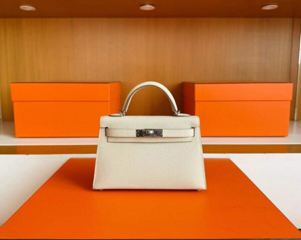 2025-12-22_100911_762-1024x820-1 H Factory Bags Mini Kelly Epsom Leather Cream White Silver Hardware 19cm Full Handmade