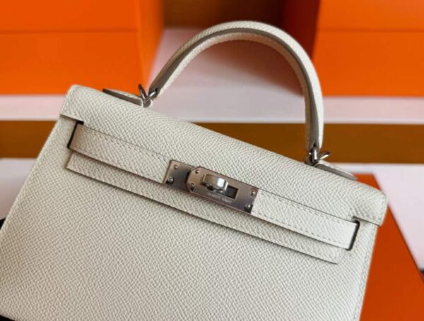 2025-12-22_100913_426-1024x776-1 H Factory Bags Mini Kelly Epsom Leather Cream White Silver Hardware 19cm Full Handmade