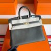 H Factory Bags Birkin Togo Leather Jungle Green Gold Hardware 25cm Full Handmade