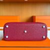 H Factory Bags Bolide Togo Leather Wine Red Silver Hardware 31cm Full Handmade