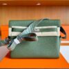 2025-12-24_093742_880-1024x760-1 H Factory Bags Kelly Messenger Togo Leather Olive Green Silver Hardware 32cm Full Handmade