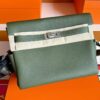2025-12-24_093747_449-1024x773-1 H Factory Bags Kelly Messenger Togo Leather Olive Green Silver Hardware 32cm Full Handmade