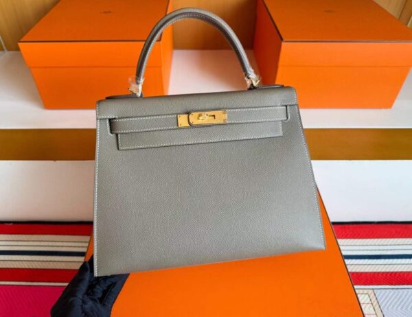2025-12-24_113240_951-1024x789-1 H Factory Bags Kelly Epsom Leather CK18 Etoupe Grey Gold Hardware 28cm Full Handmade