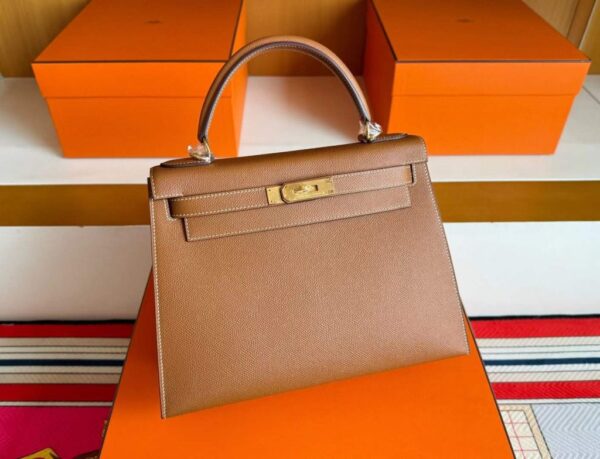 2025-12-24_113403_247-1024x784-1 H Factory Bags Kelly Epsom Leather Golden Brown Gold Hardware 28cm Full Handmade