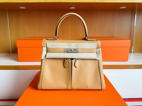 2025-12-29_110924_594-1024x768-1 H Factory Bags Kelly Lakis Swift Leather Tea Kahki Silver Hardware 28cm Full Handmade