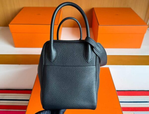 H Factory Bags Lindy TC Leather CK89 Black Gold Hardware 30cm Full Handmade