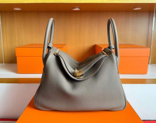 2025-12-29_111055_360-1024x804-1 H Factory Bags Lindy TC Leather Etoupe Grey Gold Hardware 30cm Full Handmade