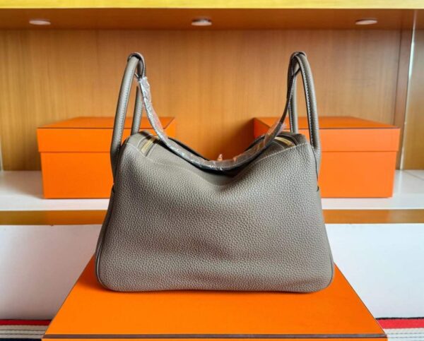 2025-12-29_111057_201-1024x825-1 H Factory Bags Lindy TC Leather Etoupe Grey Gold Hardware 30cm Full Handmade