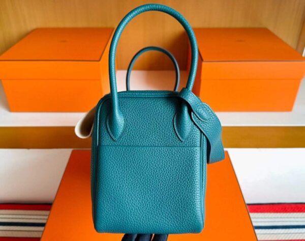 2025-12-29_111117_986-1024x807-1 H Factory Bags Lindy TC Leather Cyan Blue Silver Hardware 26cm Full Handmade