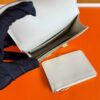 H Factory Bags Constance Slim Evercolor Leather Cream White Gold Hardware 12.5cm Full Handmade