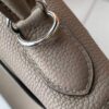 H Factory Bags Kelly Togo Leather M8 Medium Grey Silver Hardware 28cm Full Handmade
