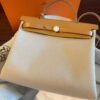 2026-01-05_143945_604-768x1024-1 H Factory Bags Herbag Canvas & Hunter Leather Cream White & Tea Brown Silver Hardware 31cm Full Handmade