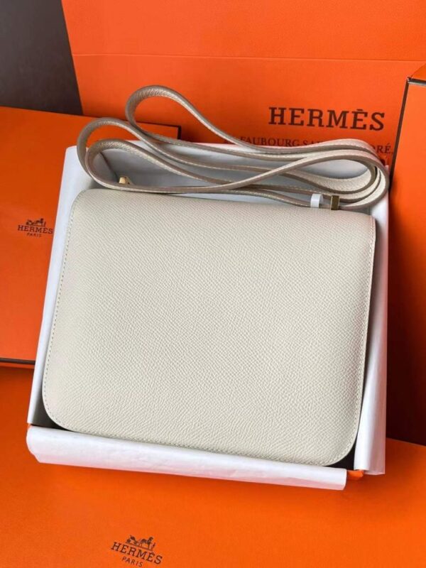 2026-01-05_144636_908-768x1024-1 H Factory Bags Constance Epsom Leather CK18 Cream White Gold Hardware 18cm Full Handmade