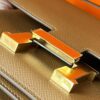 H Factory Bags Constance Epsom Leather Chestnut Brwon Gold Hardware 18cm Full Handmade