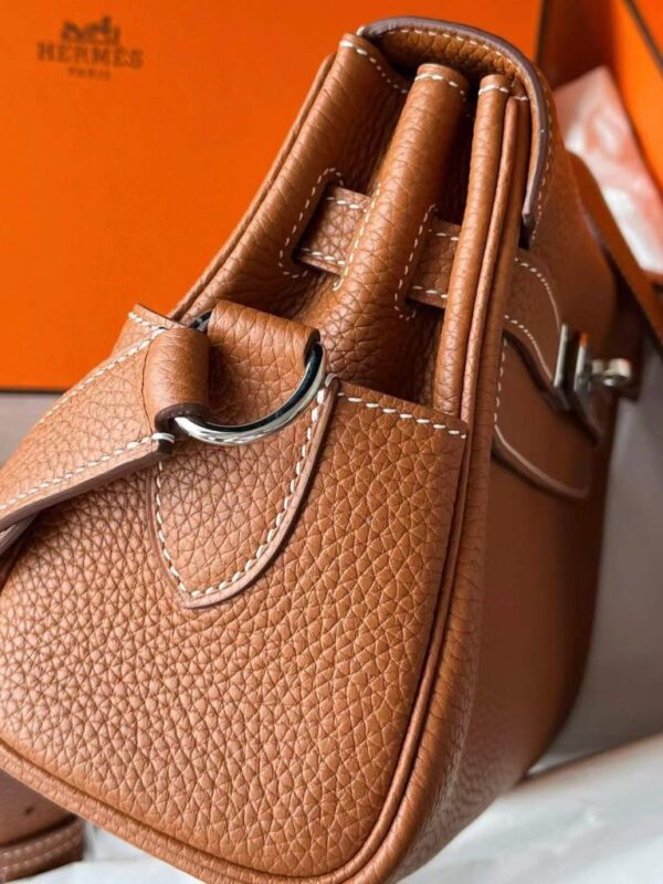 2026-01-06_105844_556-768x1024-1 H Factory Bags Kelly Messenger Togo Leather Gold Brown Silver Hardware 25cm Full Handmade