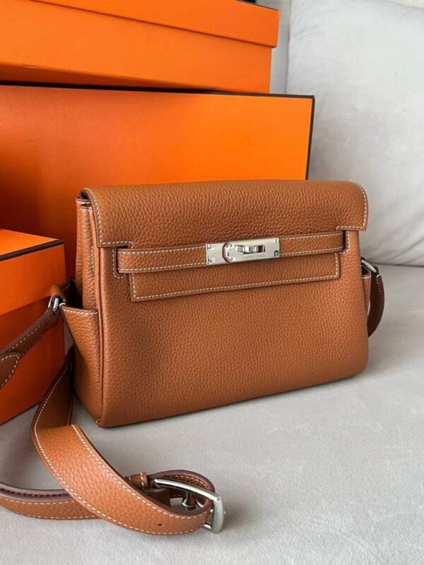 2026-01-06_105853_709-768x1024-1 H Factory Bags Kelly Messenger Togo Leather Gold Brown Silver Hardware 25cm Full Handmade