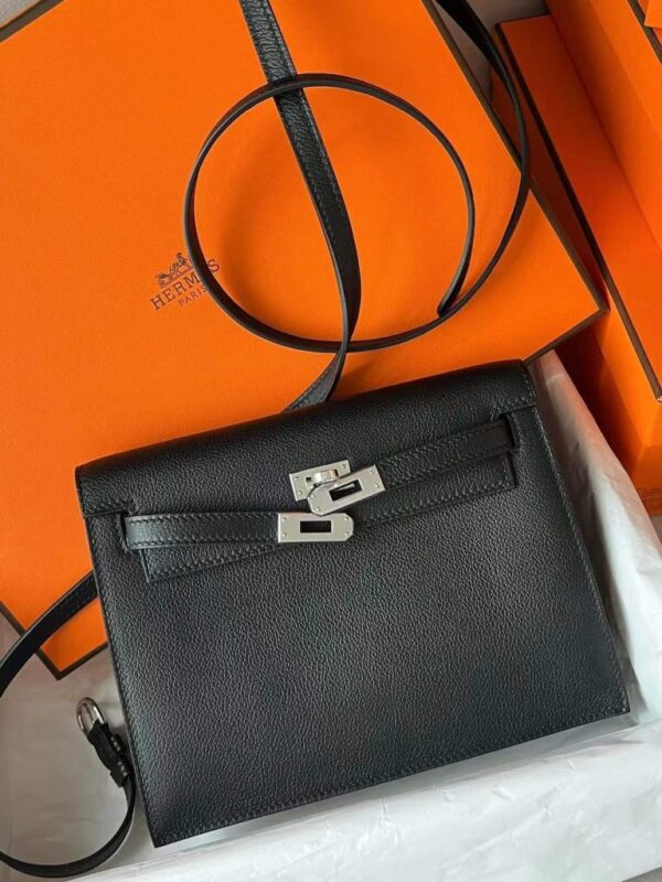2026-01-06_105928_244-768x1024-1 H Factory Bags Kelly Messenger Evercolor Leather CK89 Black Silver Hardware 25cm Full Handmade