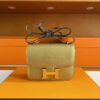 H Factory Bags Roulis Evercolor Leather Golden Gold Hardware 18cm Full Handmade