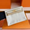 H Factory Bags Kelly Danse Swift Leather Cream White Gold Hardware 22cm Full Handmade