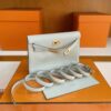 H Factory Bags Kelly Danse Swift Leather Cream White Gold Hardware 22cm Full Handmade