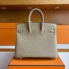 H Factory Bags Birkin Togo Leather Tea Khaki Gold Hardware 25cm Full Handmade