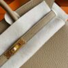 H Factory Bags Birkin Togo Leather Tea Khaki Gold Hardware 25cm Full Handmade