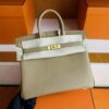H Factory Bags Birkin Togo Leather Tea Khaki Gold Hardware 25cm Full Handmade