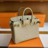 H Factory Bags Birkin Togo Leather Tea Khaki Gold Hardware 25cm Full Handmade