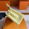 H Factory Bags Birkin Togo Leather Light Yellow Silver Hardware 25cm Full Handmade