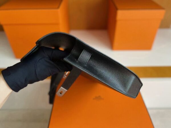 mmexport1745982356758-1024x768-1 H Factory Bags Kelly Depeches Epsom Leather CK89 Black Silver Hardware 25cm Full Handmade