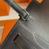 mmexport1745982359699-768x1024-1 H Factory Bags Kelly Depeches Epsom Leather CK89 Black Silver Hardware 25cm Full Handmade