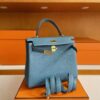 mmexport1745982497279-1024x773-1 H Factory Bags Kelly Togo Leather denim blue Gold Hardware 25cm Full Handmade