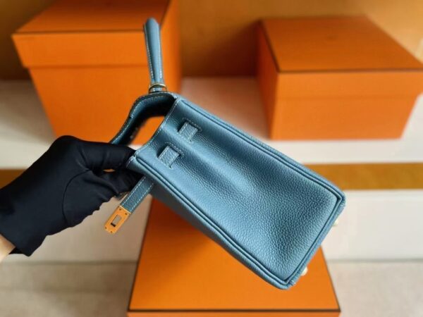 mmexport1745982502034-1024x768-1 H Factory Bags Kelly Togo Leather denim blue Gold Hardware 25cm Full Handmade