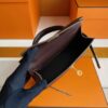 H Factory Bags Mini Kelly Epsom Leather ebony color Gold Hardware 19cm Full Handmade