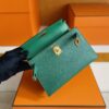 H Factory Bags Mini Kelly Epsom Leather deep green Gold Hardware 19cm Full Handmade